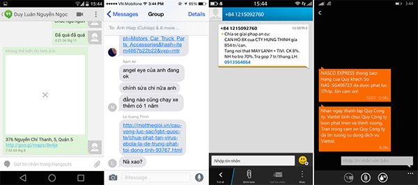 Giao diện tin nhắn So sanh giao dien android - ios - bb10 - wp 8.1 hinh 10