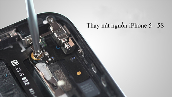 Sửa chữa, thay nút nguồn iPhone 5, 5s lấy liền tại TPHCM