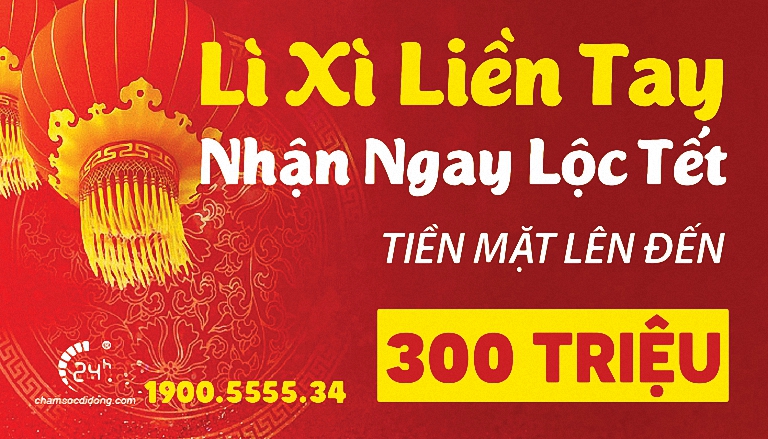 Mừng Xuân Tết đến – Tài lộc đầy nhà – Lì Xì liền tay – Nhận ngay quà Tết