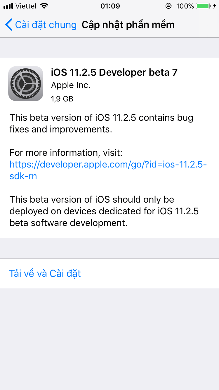 ios 11.2.5 beta 7