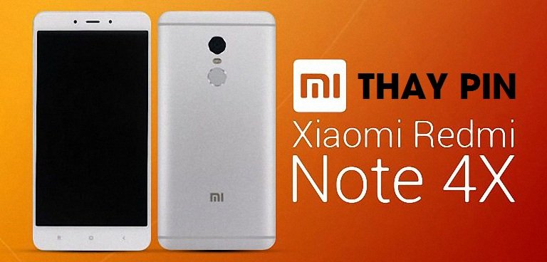 Thay pin Xiaomi Redmi Note 4X chính hãng giá tốt nhất Hà Nội, TPHCM