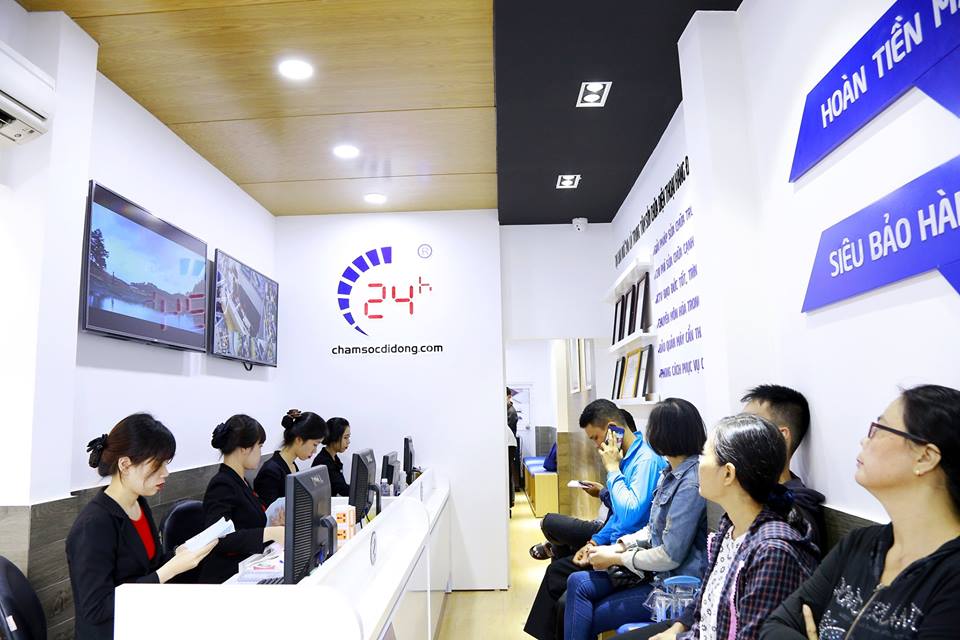 24h noi an tam khi ban mang dt den sua chua