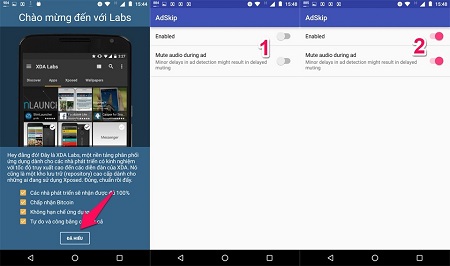 meo nho de tat am thanh va bo qua quang cao tren dien thoai android 07