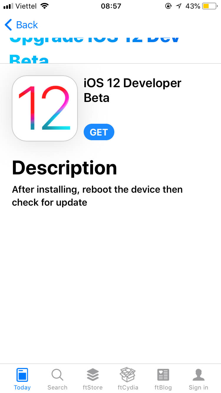 cách lên iOS 12 Developer Beta 3 2