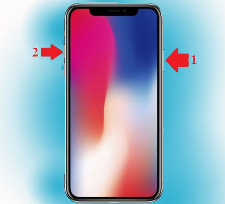 cách chụp màn hình trên iPhone X 3