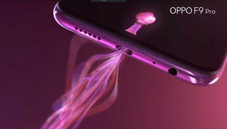 Oppo F9 Pro teaser tiết lộ thiết kế và sạc nhanh VOOC hình ảnh 01