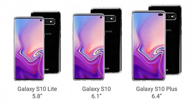 ba mẫu của Galaxy S10