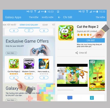 Samsung Account cùng kho ứng dụng vô cùng hấp dẫn qua tang galaxy
