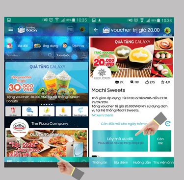 Samsung Account cùng kho ứng dụng vô cùng hấp dẫn galaxy apps