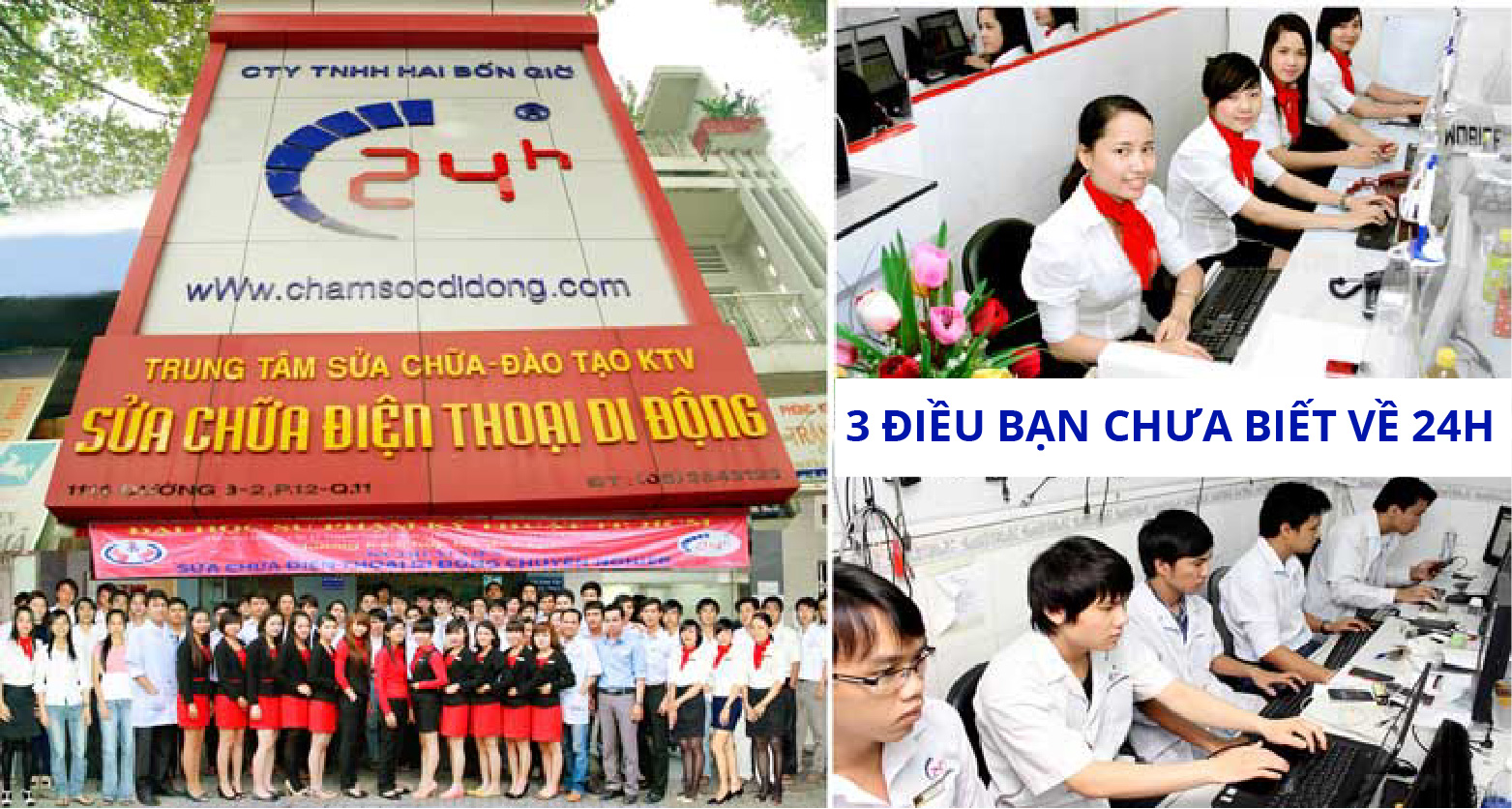 3 ĐIỀU BẠN CHƯA BIẾT VỀ 24H?