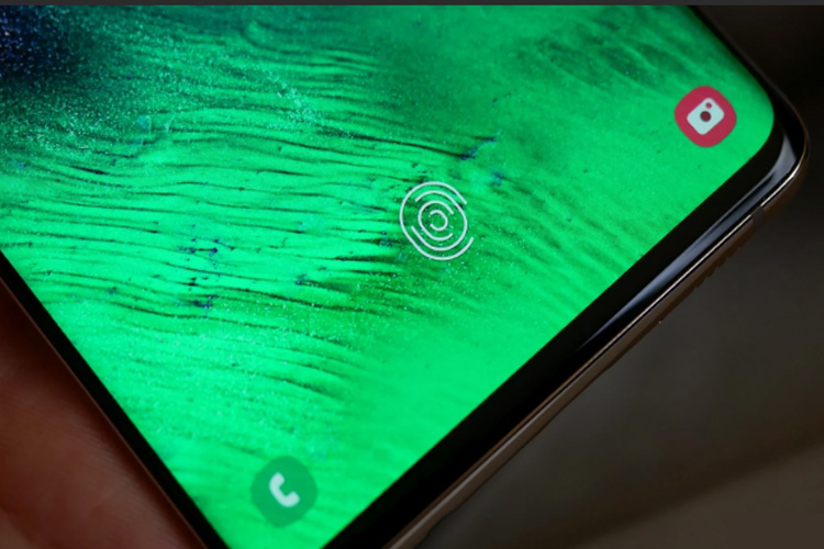 chiếc điện thoại tiếp theo của samsung có thể có đầu đọc dấu vân tay trong màn hình