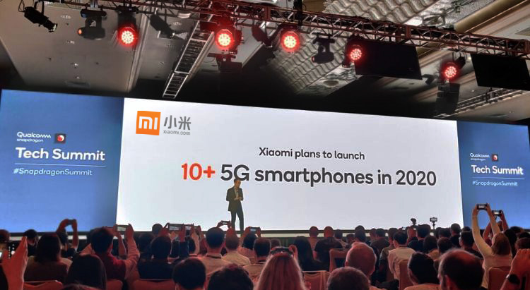 xiaomi sẽ sản xuất hơn 10 smartphone 5G trong năm 2020