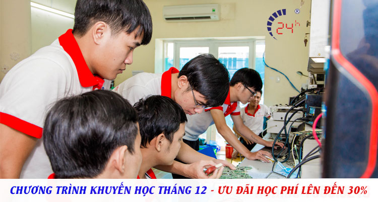 CHƯƠNG TRÌNH KHUYẾN HỌC THÁNG 12 - ƯU ĐÃI HỌC PHÍ LÊN ĐẾN 30%