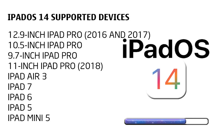 danh sách iPad hỗ trợ iPad OS 14