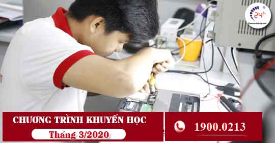 CHƯƠNG TRÌNH KHUYẾN HỌC THÁNG 3/2020 TẠI 24H