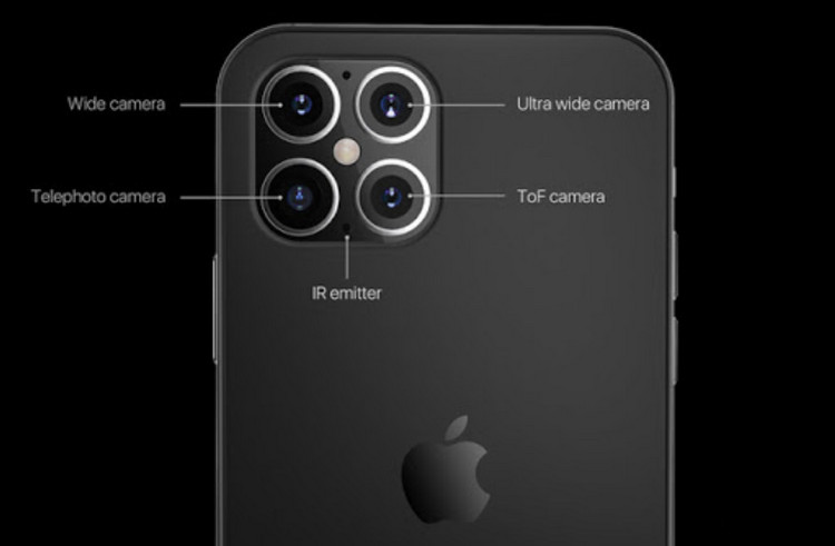 iphone 12 pro sẽ có cụm 4 camera