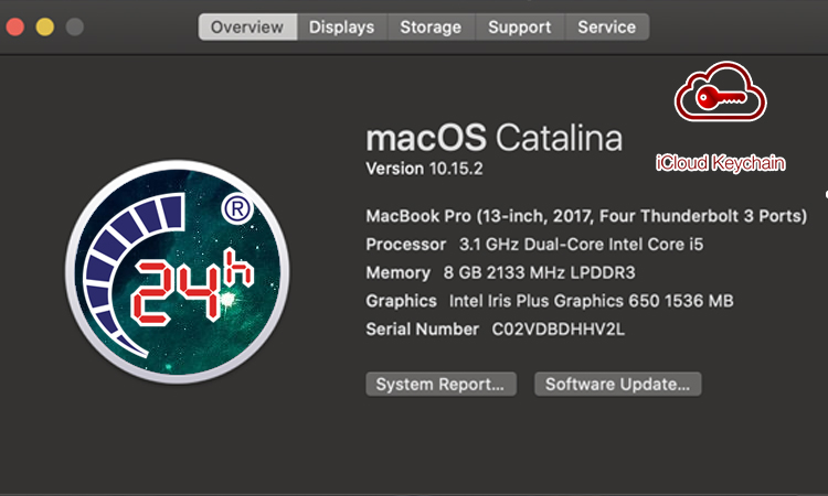 Mac OS Catalina và iCloud Keychain