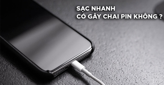 Sử dụng sạc nhanh cho iPhone gây chai pin: Đúng hay Sai?