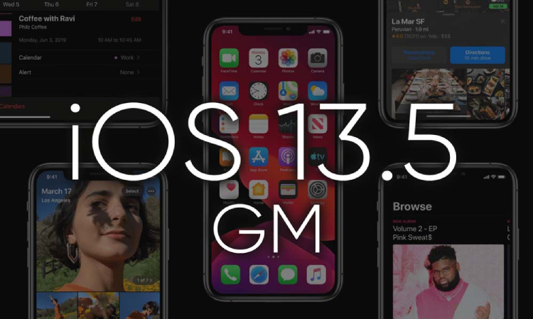 Cập nhật phiên bản IOS 13.5 GM mới nhất của Apple ra mắt