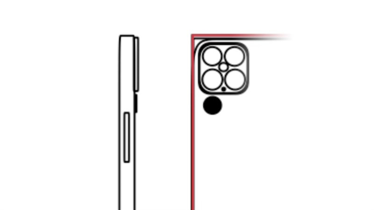 Thiết kế iPhone 13 trang bị đến 4 camera mặt sau
