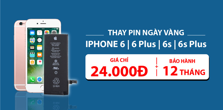 thay pin ưu đãi chỉ 24.000đ