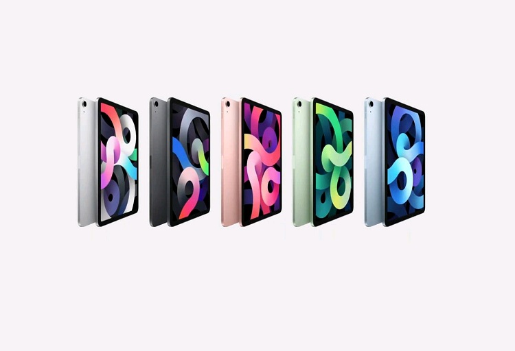 Sản phẩm iPad Air 4 có đến năm tùy chọn màu sắc