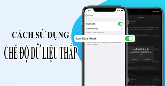 Cách sử dụng Chế độ dữ liệu thấp trên iPhone và iPad