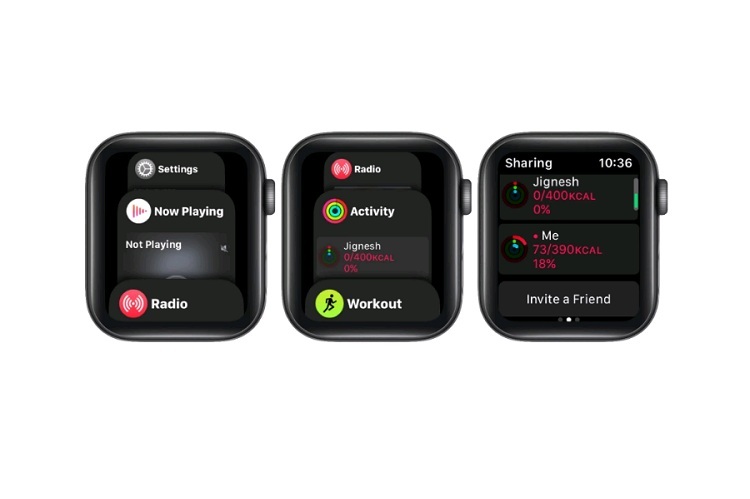 Bạn có thể thiết lập chuyển đổi giữa các ứng dụng khi sử dụng thanh Dock trên Apple Watch trên watchOS 7