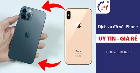 Dịch vụ độ vỏ iPhone uy tín giá rẻ tại HCM