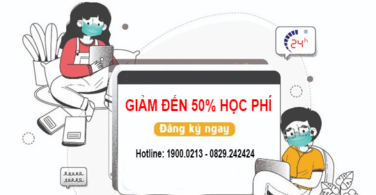 CHƯƠNG TRÌNH KHUYẾN HỌC THÁNG 7 - ƯU ĐÃI HỌC PHÍ LỚN NHẤT NĂM LÊN ĐẾN 50% HỌC PHÍ